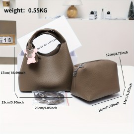 HOUSE OF LITTLEBUINNY • Versatile Modern Women's Crossbody Bag • Convertible Handbag/Clutch Purse with Detachable Strap • Synthetic Faux Leather Everyday & Formal Bag in Black/White/Beige • Minimalist Shoulder Bag for Casual Formal Outfits • Sleek Durable Fashionable Tote • Trendy Sturdy No-Padding Construction • Compatible with Office Women