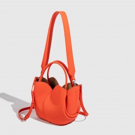 3-Color Tote Bags - Stylish Black, Orange & Beige Handbags with Golden-Tone Hardware, Perfect for Business, Commuting & Casual Outings, Versatile Carryall | Minimalist Design | Textured Finish