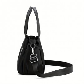 [Fashion Shoulder Bag] European And American Fashion Lady Crossbady Bag Joker Nylon Inclined Shoulder Bag Handbag And Contracted More Leisure Bag Handbag Single Shoulder Bag