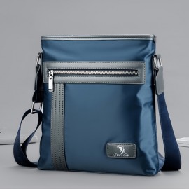 Men'S Navy Blue Crossbody Bag with Adjustable Strap - Soft, Durable Fabric, Multiple Compartments for Laptop, Tablet, and Essentials - Perfect for Travel, Sports, Camping, and Daily Commute - Ideal Gift for Halloween and Christmas, Travel Bag